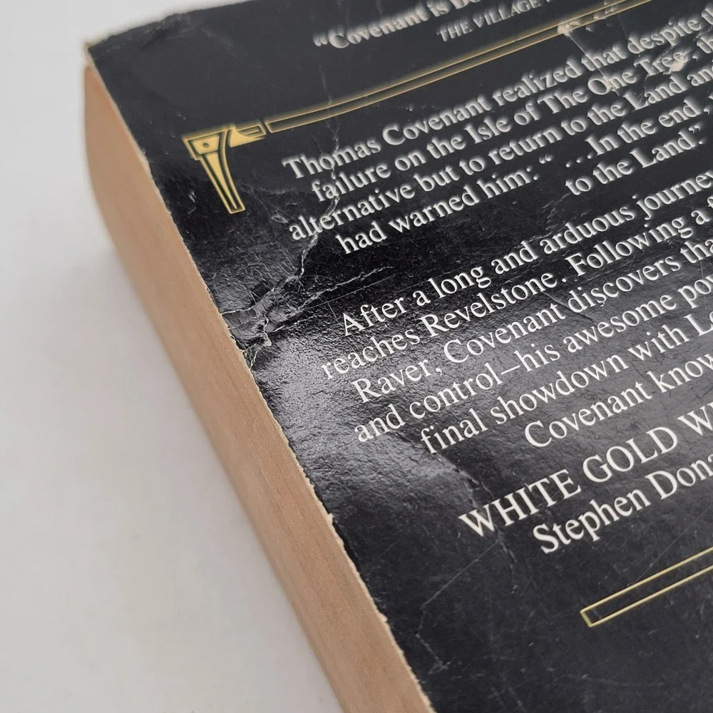 Stephen R. Donaldson White Gold Wielder Paperback 10th Printing Fantasy Fair